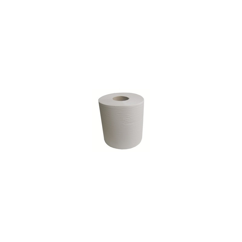 Pack de 6 Rouleaux d'essuie-mains blanc - Diamètre 19 cm